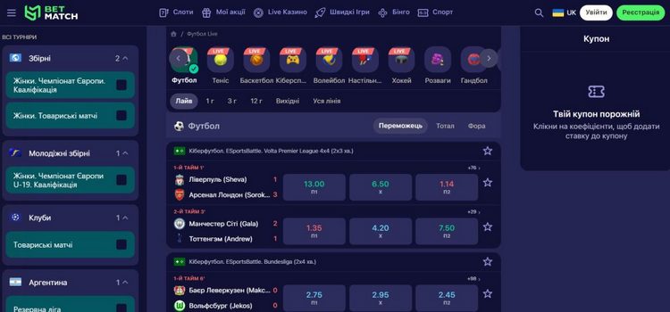 Обзор БК Betmatch