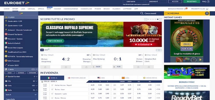 Обзор БК Eurobet