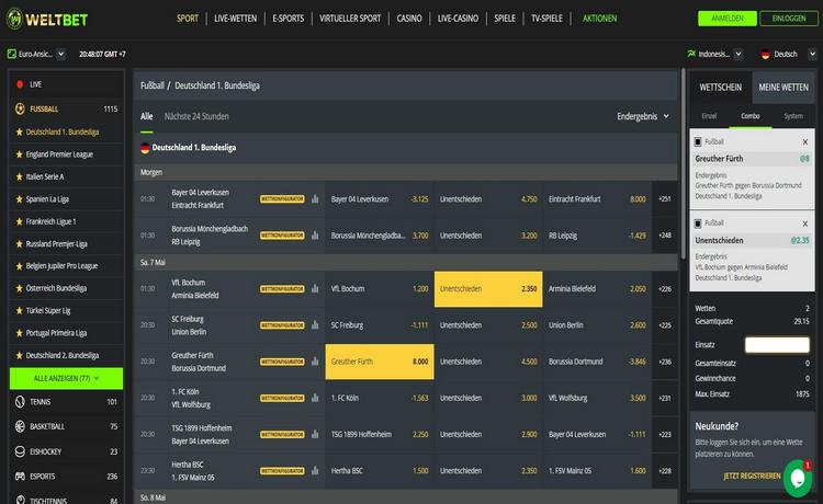 Обзор БК Weltbet